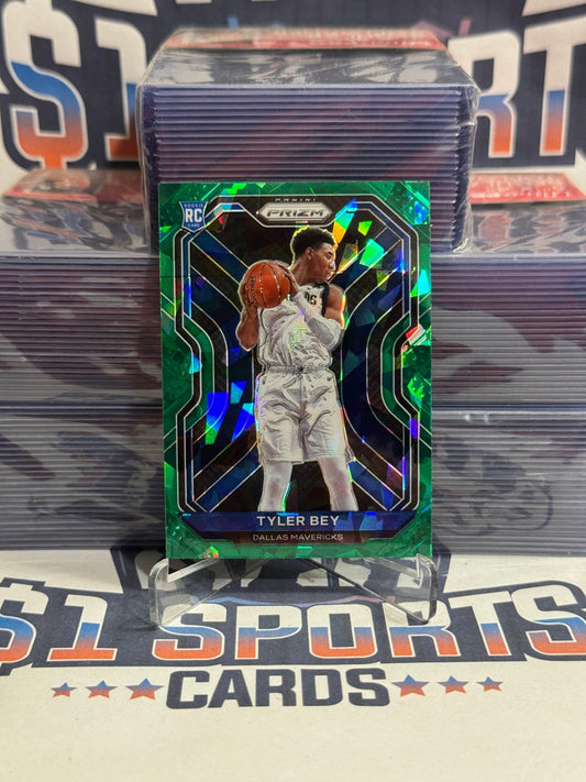 2020 Panini Prizm (Green Ice Prizm) Tyler Bey Rookie 251