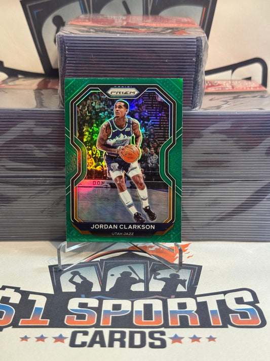 2020 Panini Prizm (Green Prizm) Jordan Clarkson #135