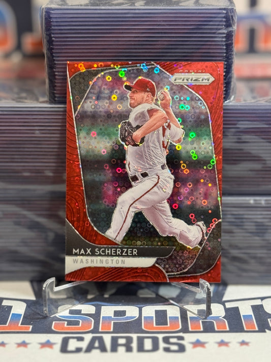 2020 Panini Prizm (Red Donuts Prizm 65/99) Max Scherzer 191