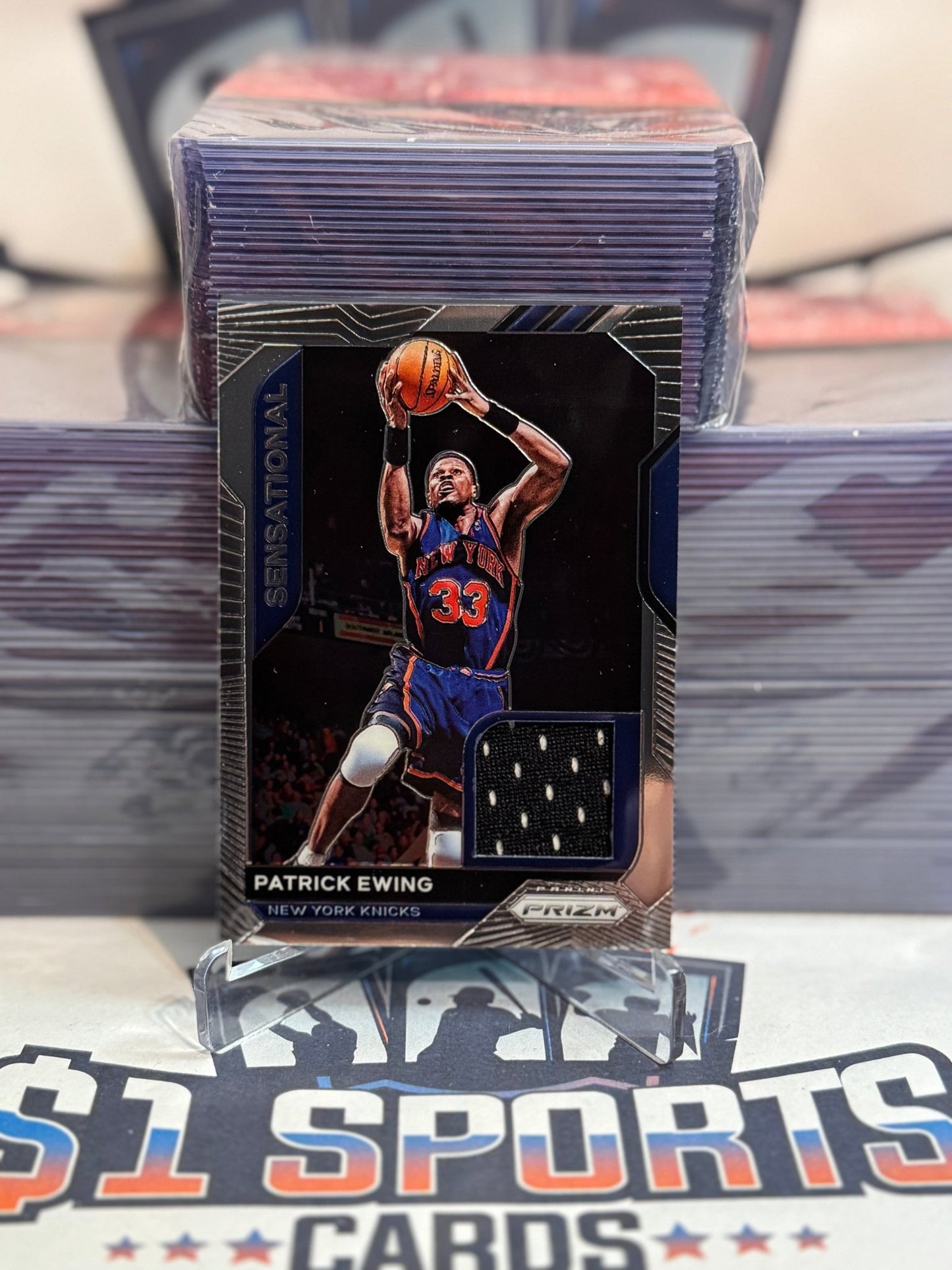 2020 Panini Prizm (Sensational Swatches Relic) Patrick Ewing #SSW - PE