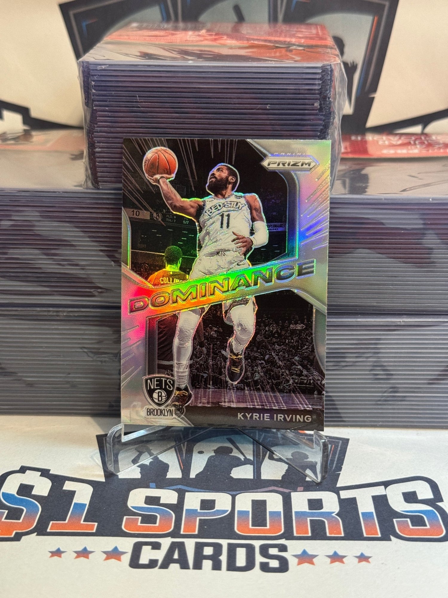 2020 Panini Prizm (Silver Prizm, Dominance) Kyrie Irving #16