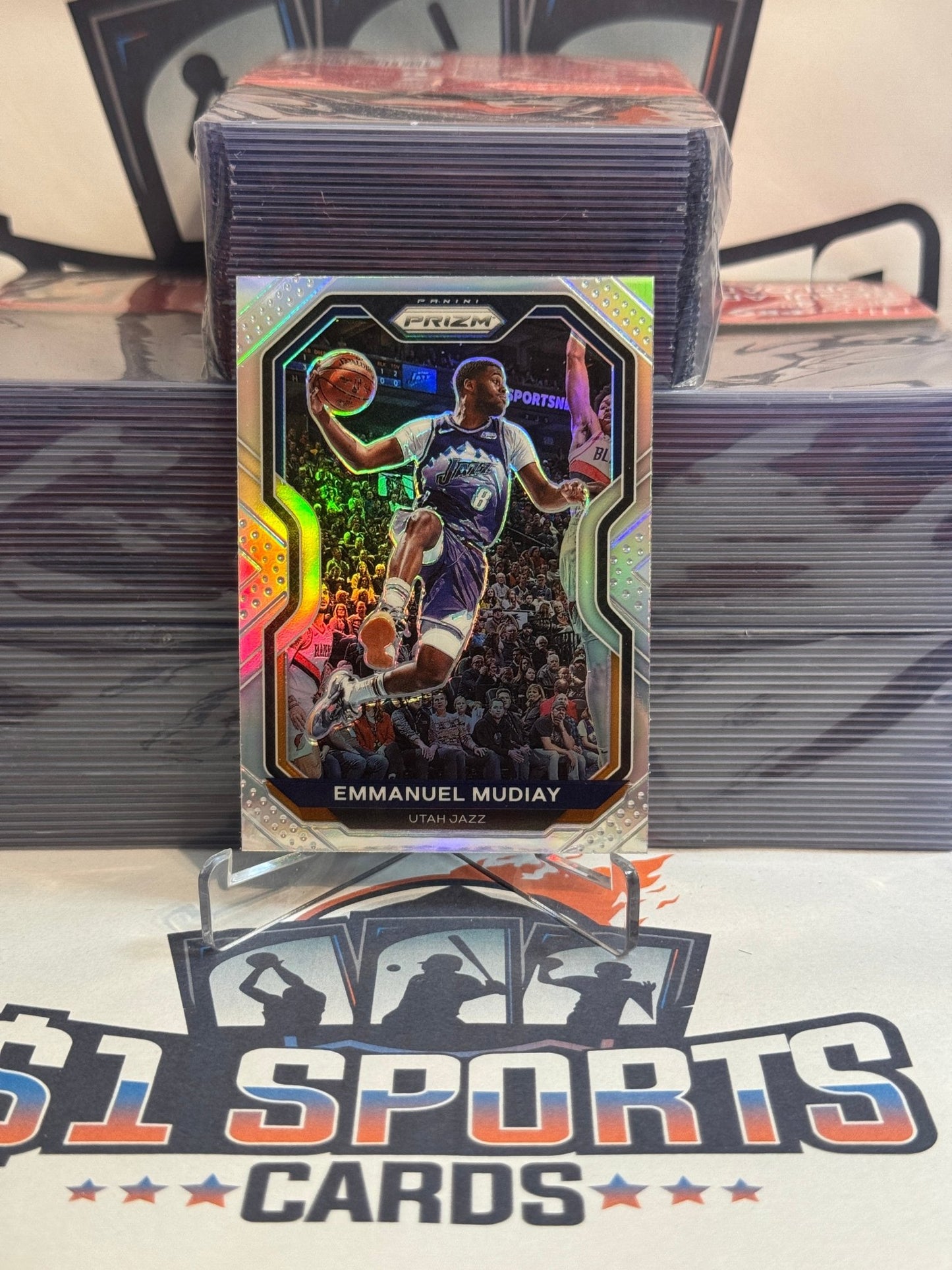 2020 Panini Prizm (Silver Prizm) Emmanuel Mudiay #176