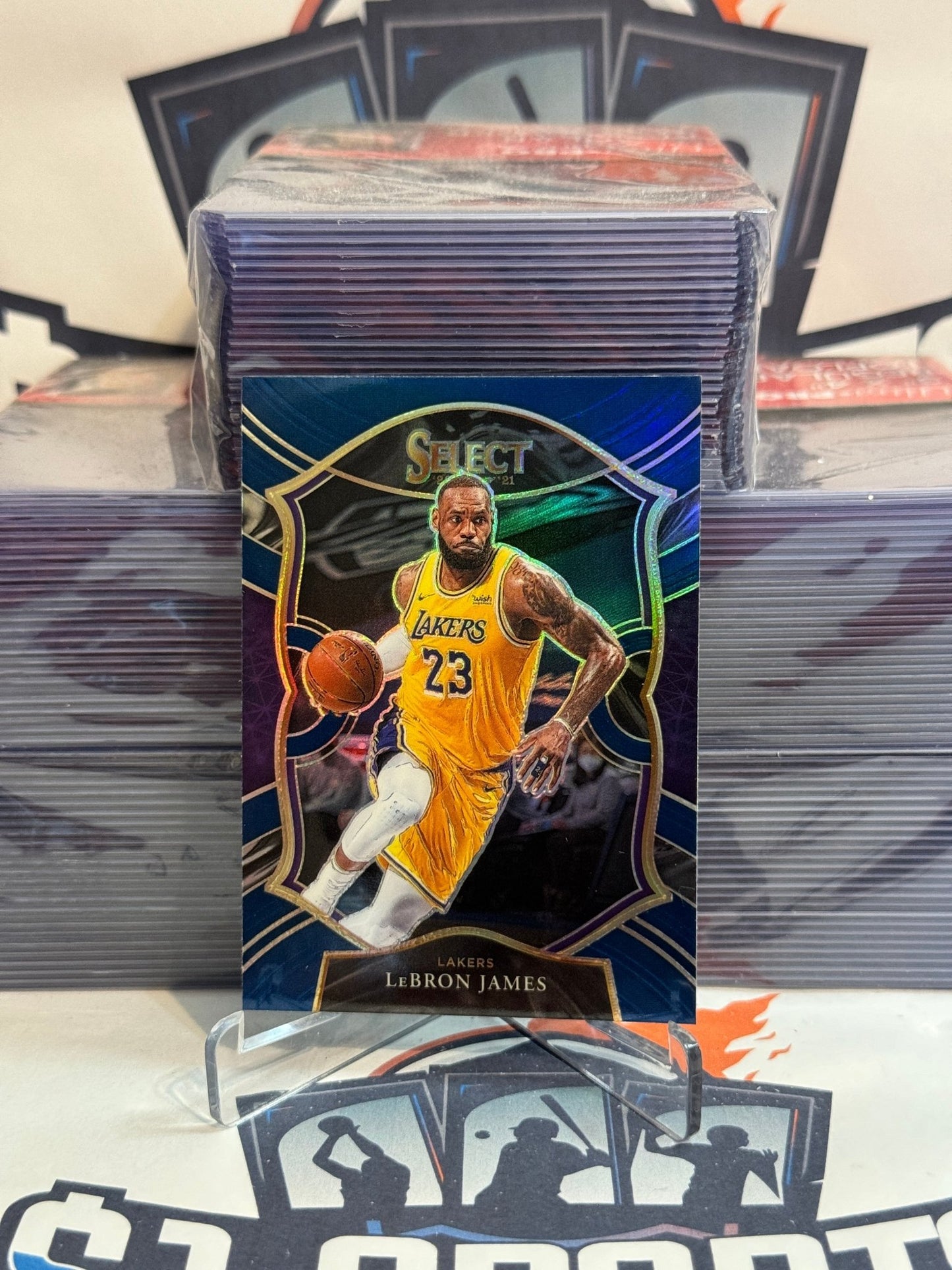 2020 Panini Prizm (Silver Prizm) LeBron James #23