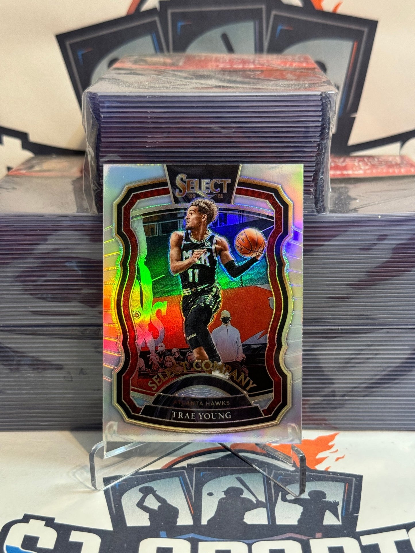 2020 Panini Prizm (Silver Prizm, Select Company) Trae Young #5