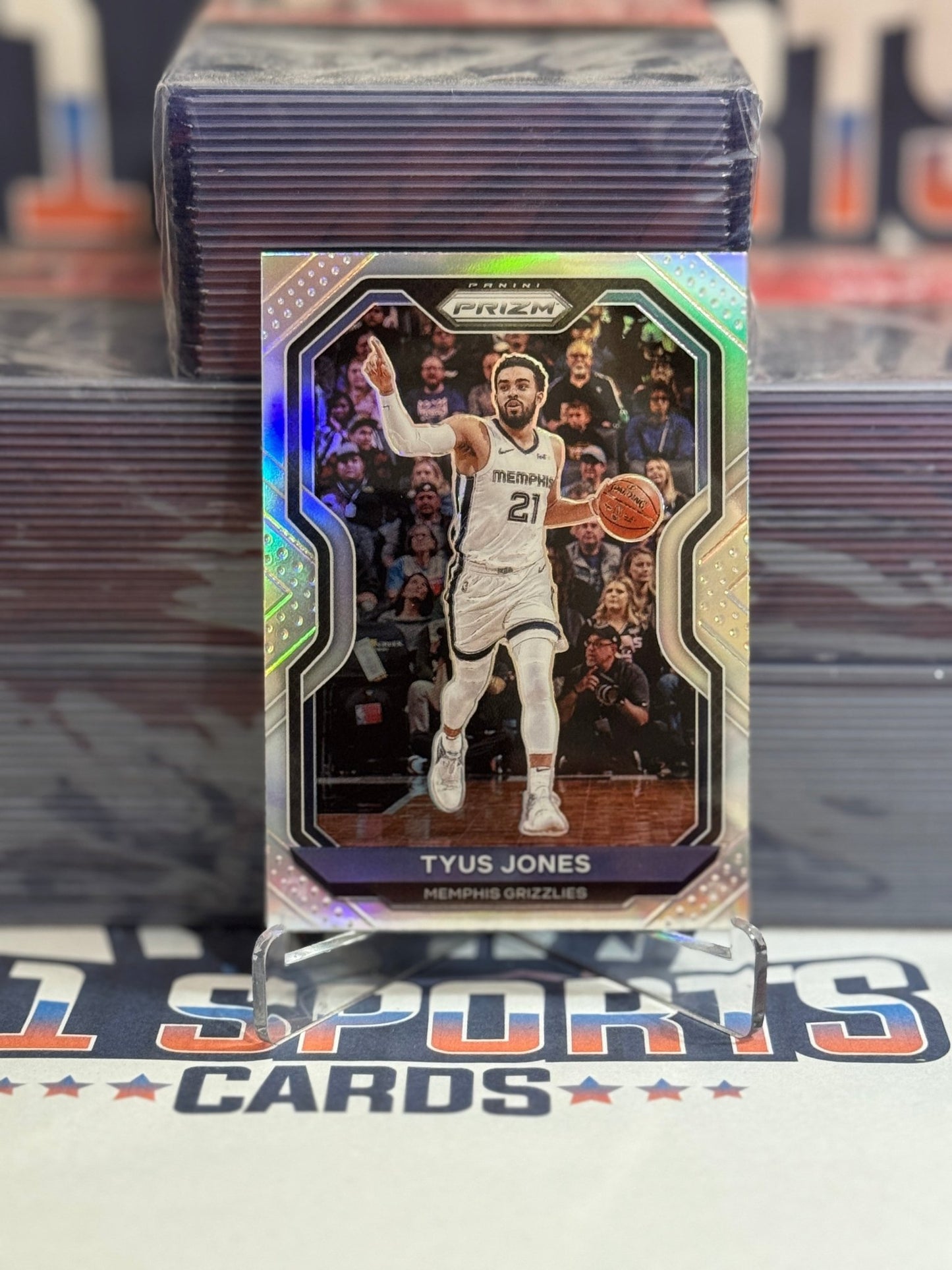 2020 Panini Prizm (Silver Prizm) Tyus Jones #21