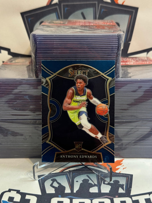 2020 Panini Select Anthony Edwards Rookie #61