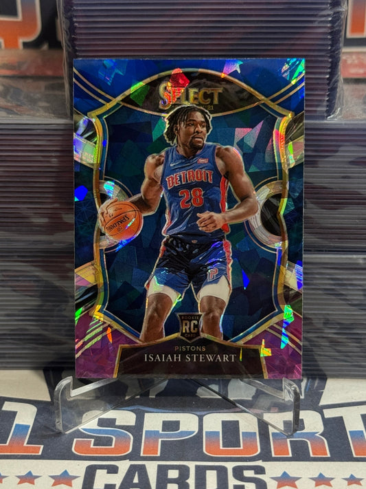 2020 Panini Select (Blue White Purple Prizm) Isaiah Stewart Rookie 76