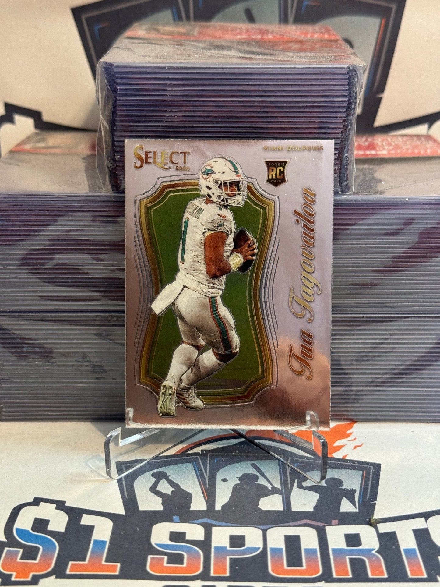 2020 Panini Select (Certified) Tua Tagovailoa Rookie #SCR - 3