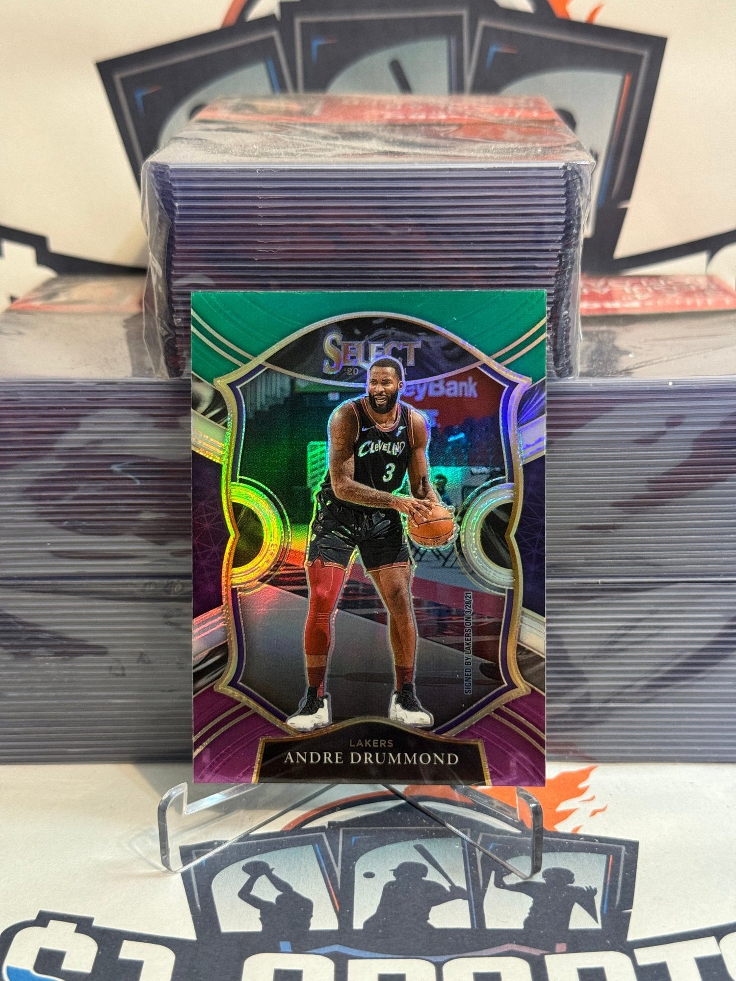 2020 Panini Select (Green White Purple Prizm) Andre Drummond #5