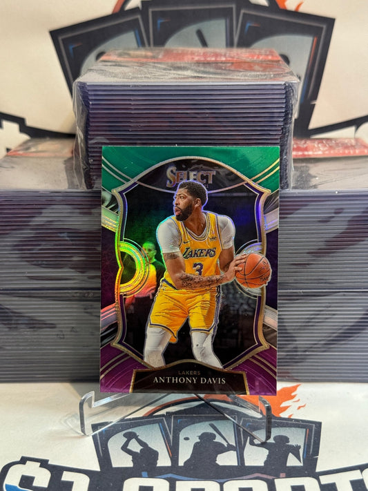 2020 Panini Select (Green White Purple Prizm) Anthony Davis #45