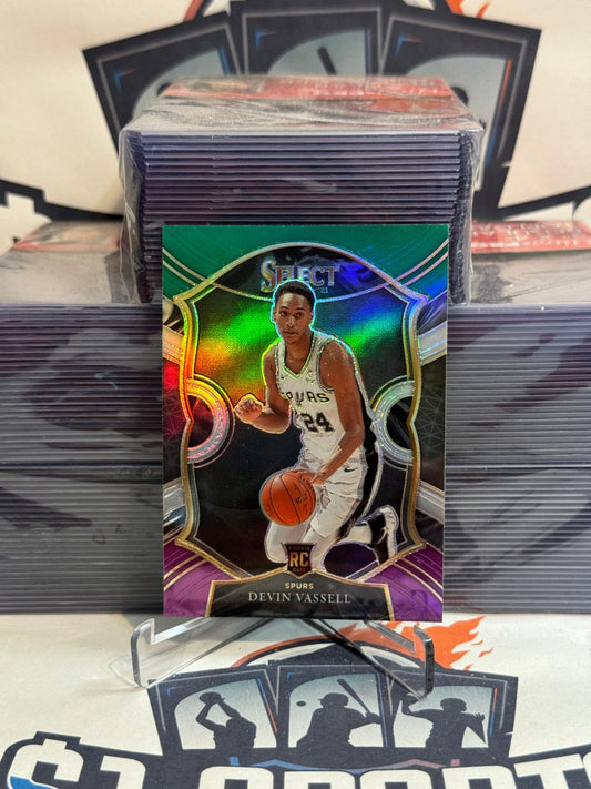 2020 Panini Select (Green White Purple Prizm) Devin Vassell Rookie #71