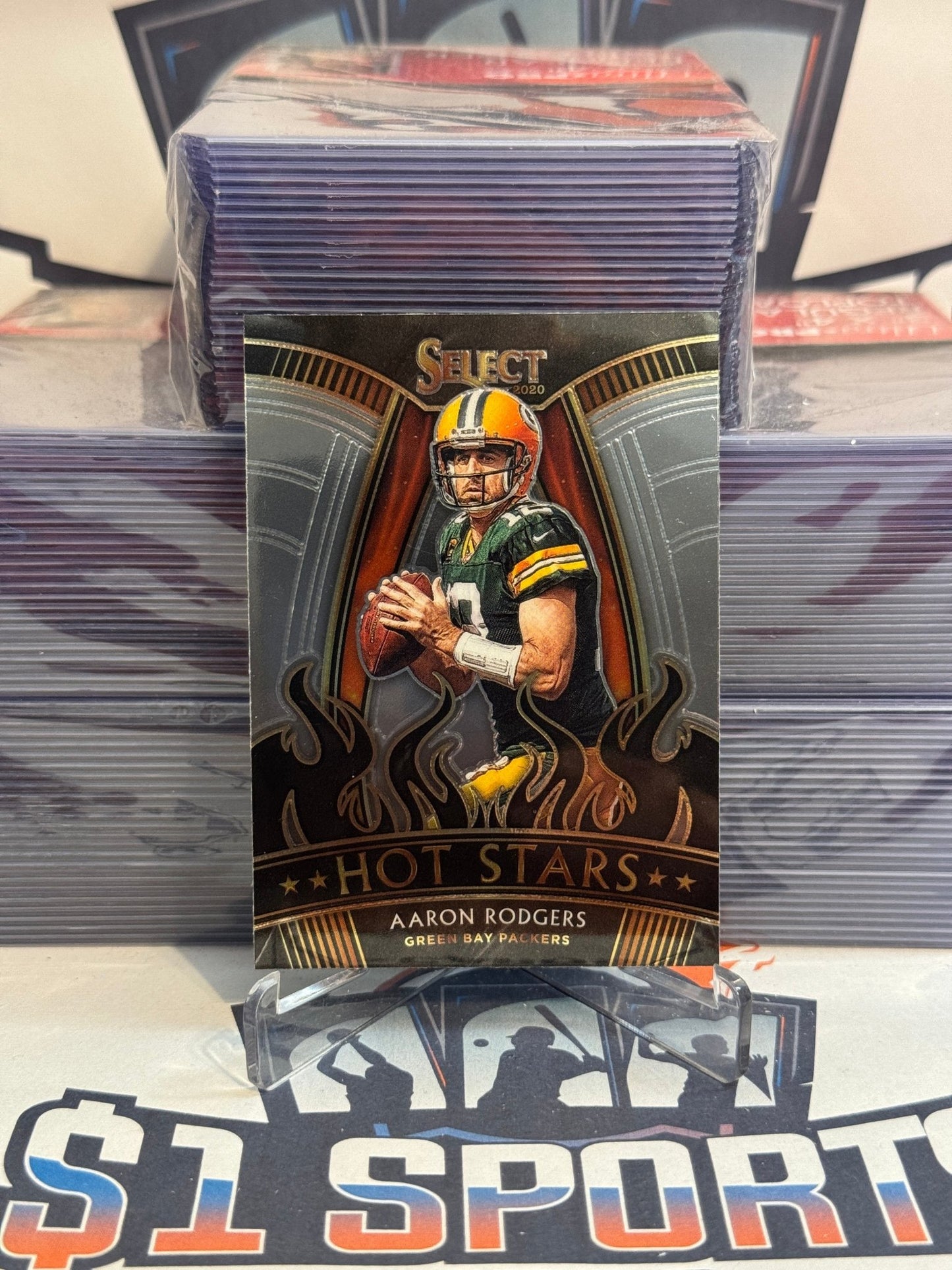 2020 Panini Select (Hot Stars) Aaron Rodgers #HS5