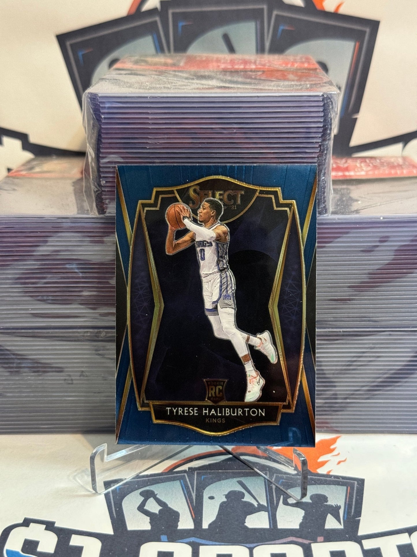 2020 Panini Select (Premier Level) Tyrese Haliburton Rookie #189