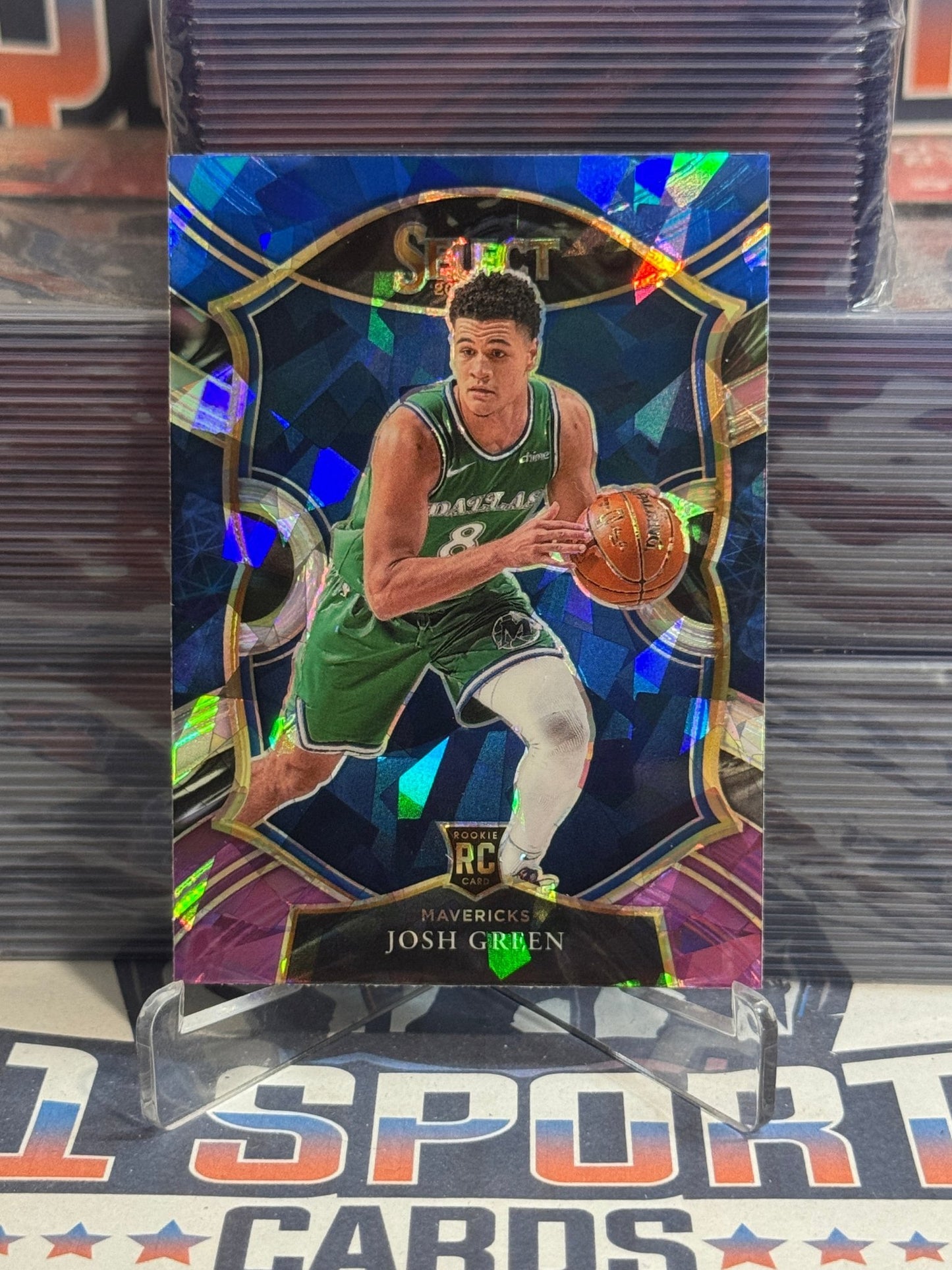 2020 Panini Select (Purple White Blue Ice Prizm) Josh Green Rookie 78