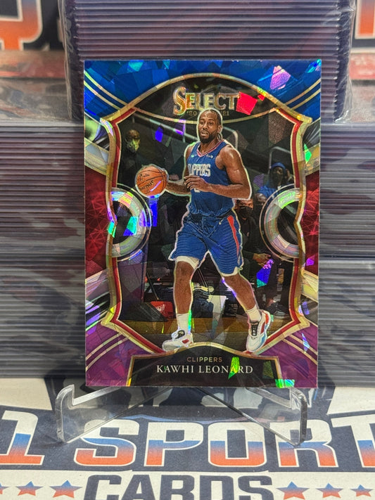 2020 Panini Select (Purple White Blue Ice Prizm) Kawhi Leonard 37