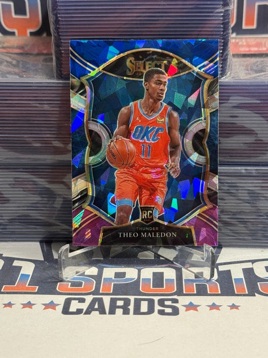 2020 Panini Select (Purple White Blue Ice Prizm) Theo Maledon Rookie 94