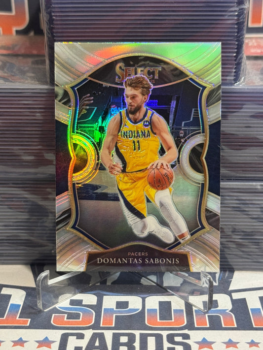 2020 Panini Select (Silver Prizm) Domantas Sabonis 56