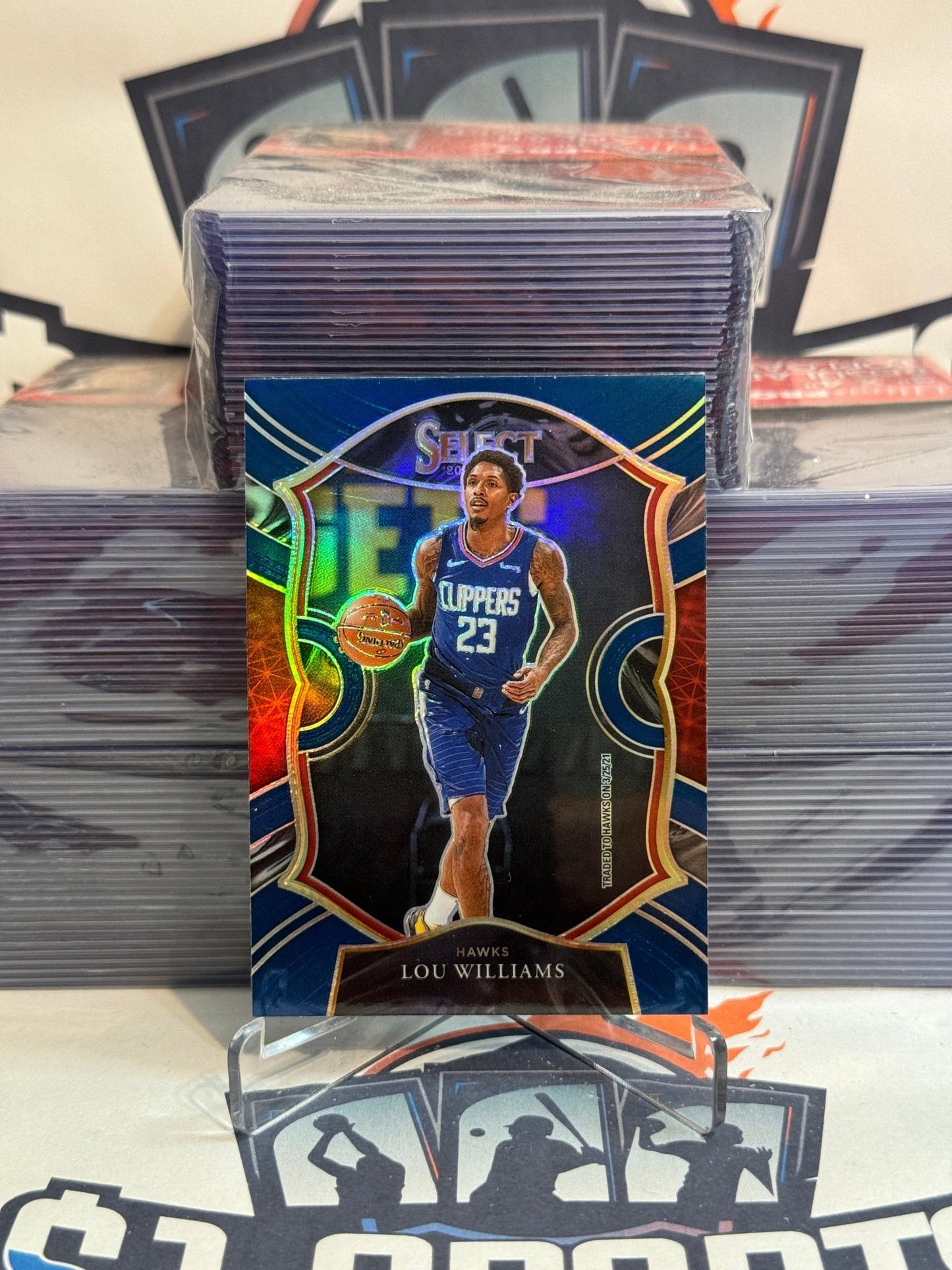 2020 Panini Select (Silver Prizm) Lou Williams #3