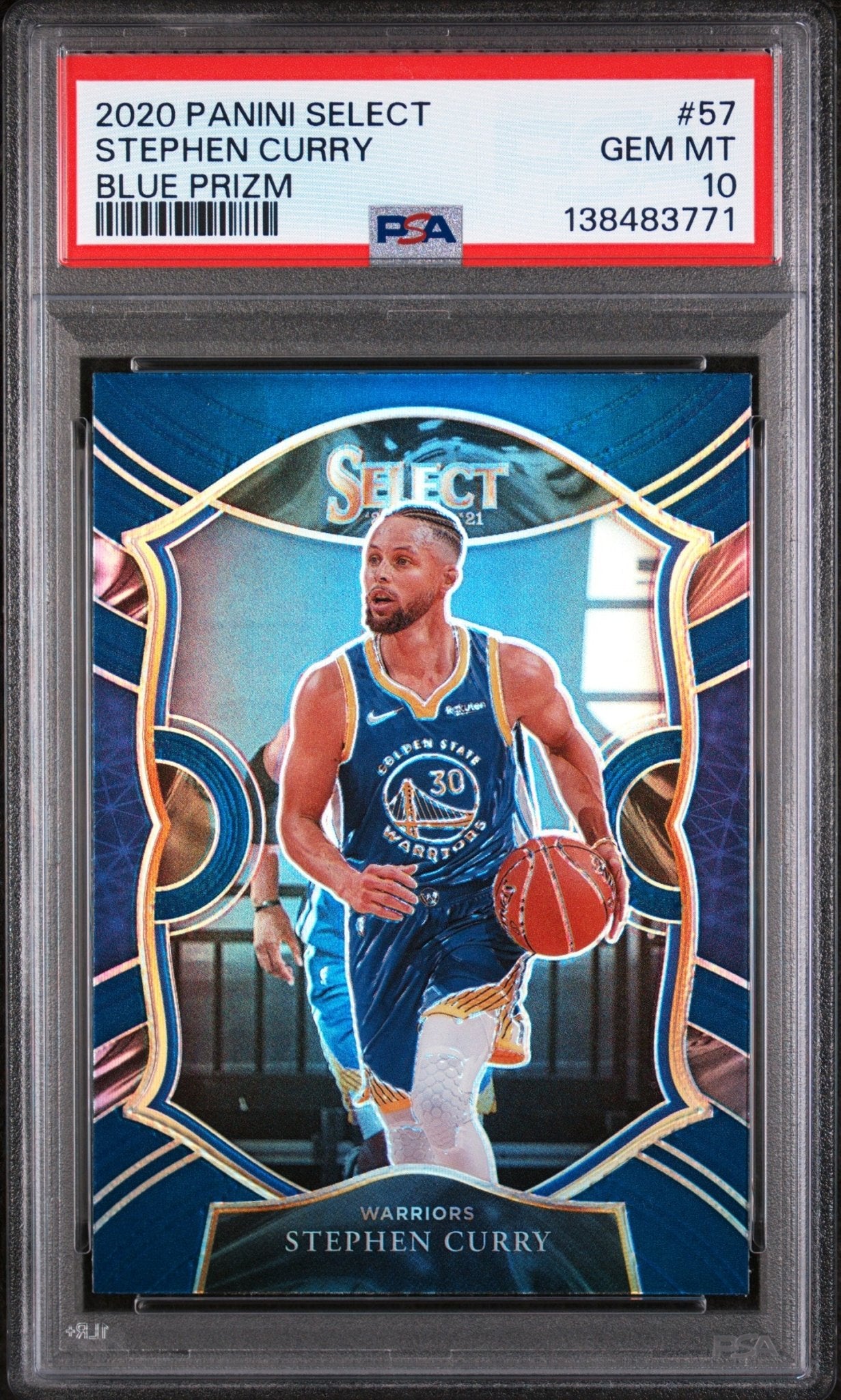 2020 Panini Select (Silver Prizm) Stephen Curry 57 - PSA 10