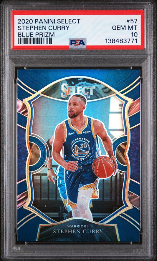 2020 Panini Select (Silver Prizm) Stephen Curry 57 - PSA 10