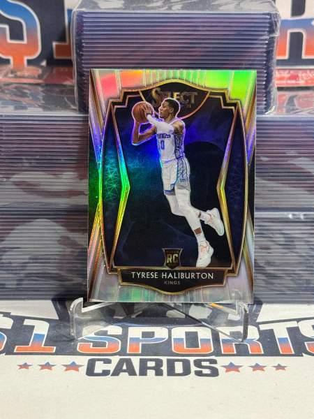 2020 Panini Select (Silver Prizm) Tyrese Haliburton Rookie 189