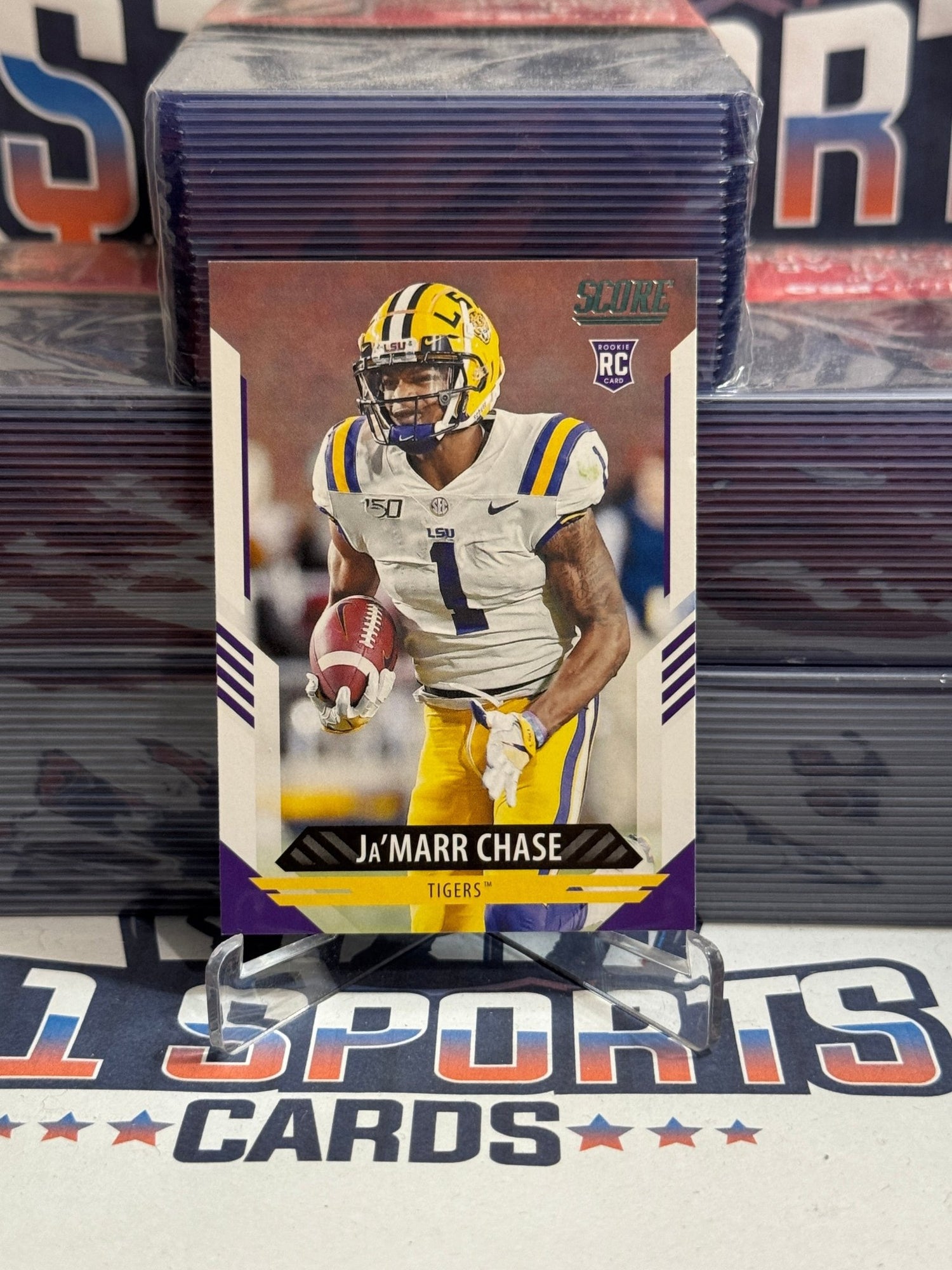 2020 Score Ja'Marr Chase Rookie #325