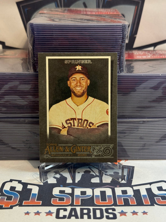 2020 Topps Allen & Ginter X George Springer #12