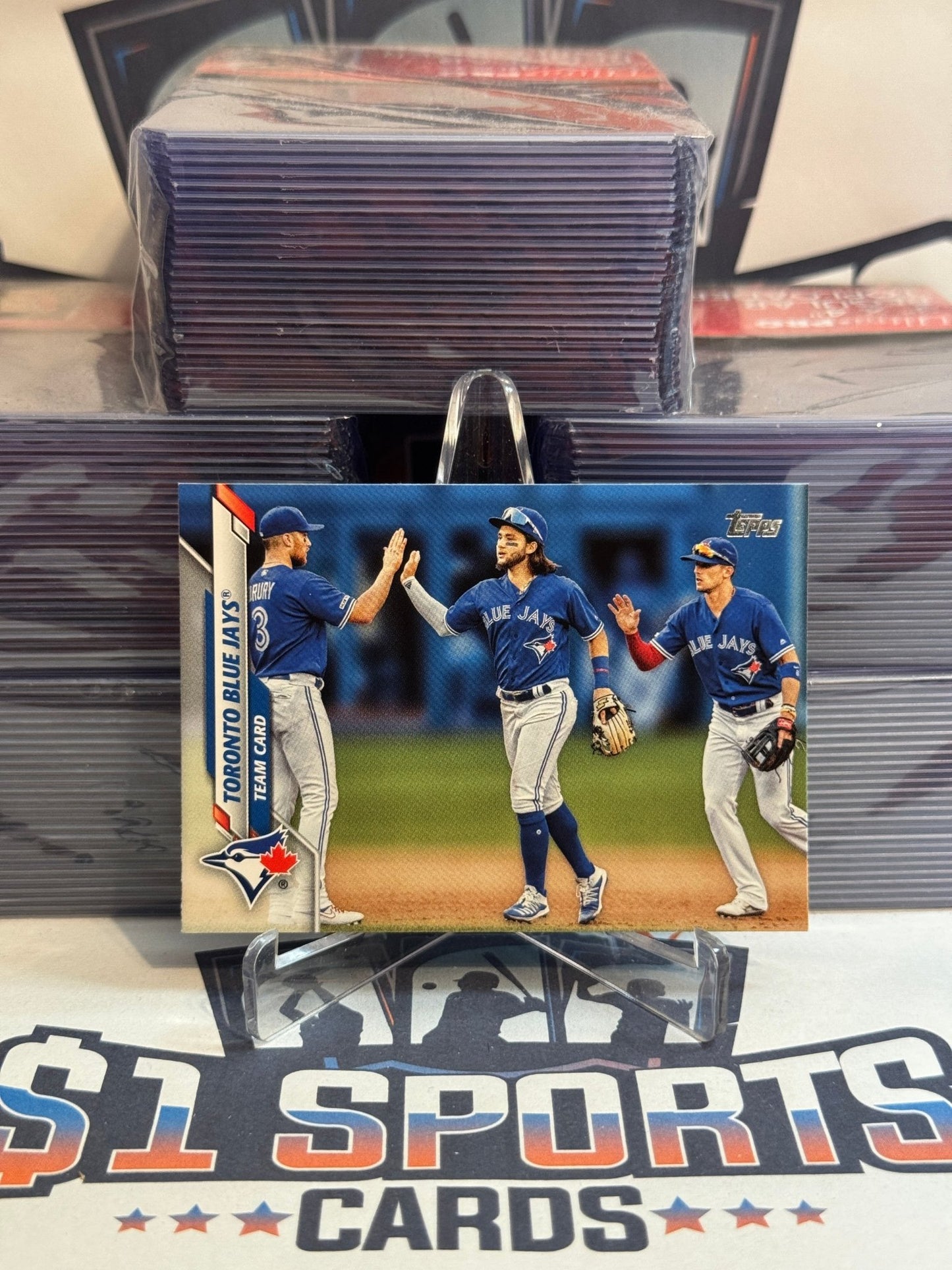 2020 Topps (Blue Jays Team Card) Bo Bichette #629