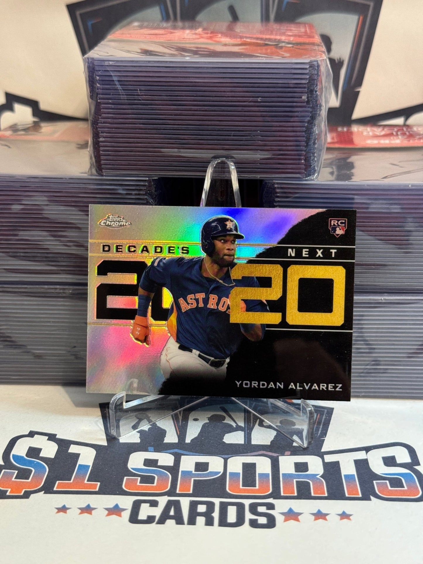 2020 Topps Chrome (Decade's Next) Yordan Alvarez Rookie #DNC - 4