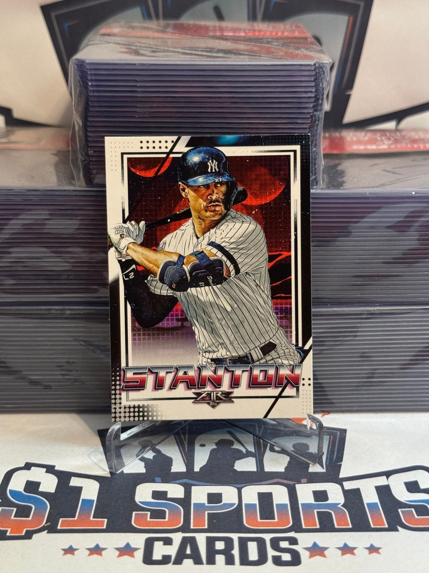 2020 Topps Fire Giancarlo Stanton #70