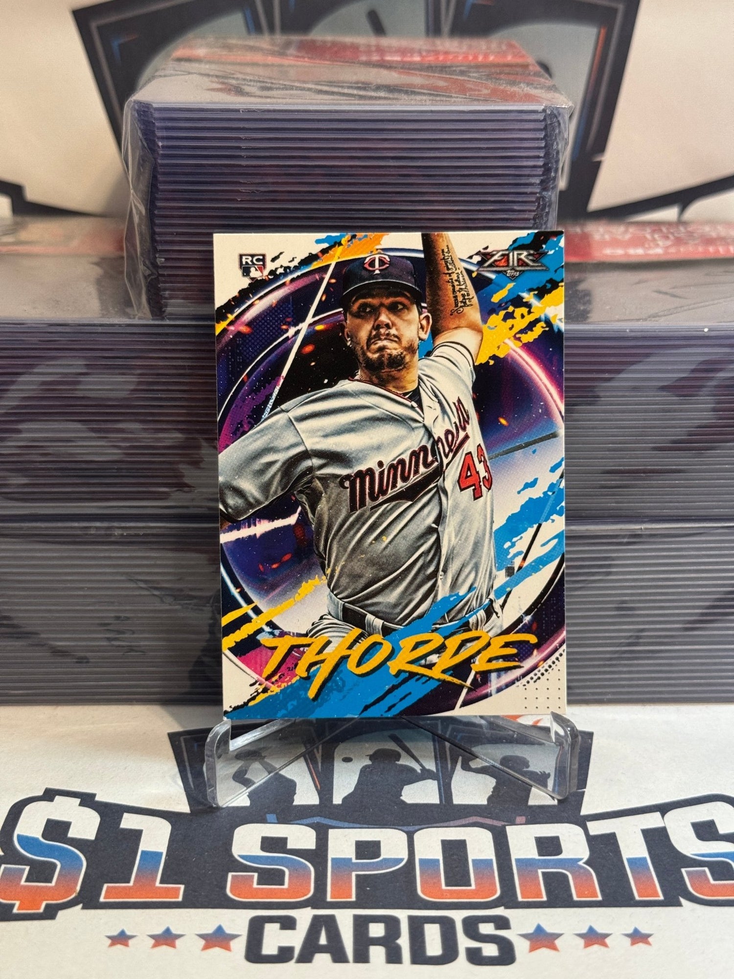 2020 Topps Fire Lewis Thorpe Rookie #117