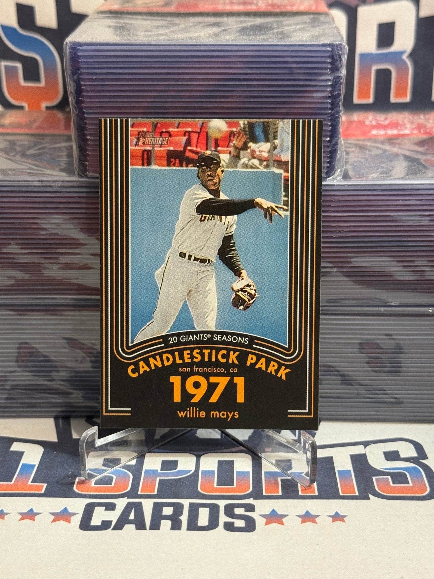 2020 Topps Heritage (Candlestick Park) Willie Mays #19