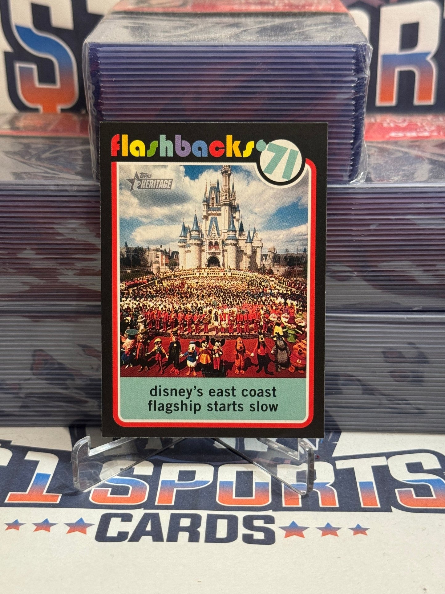 2020 Topps Heritage (News Flashbacks) Walt Disney World Opens #NF - 1