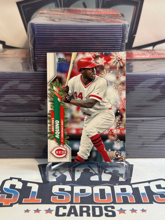 2020 Topps Holiday Aristides Aquino Rookie #HW98