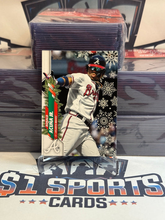 2020 Topps Holiday Ronald Acuna Jr. #HW96