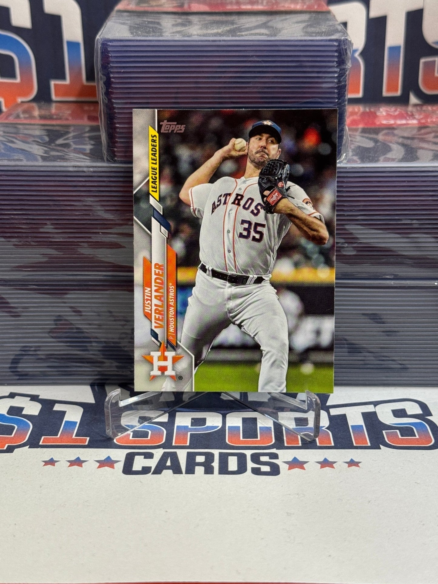 2020 Topps (League Leaders) Justin Verlander #232