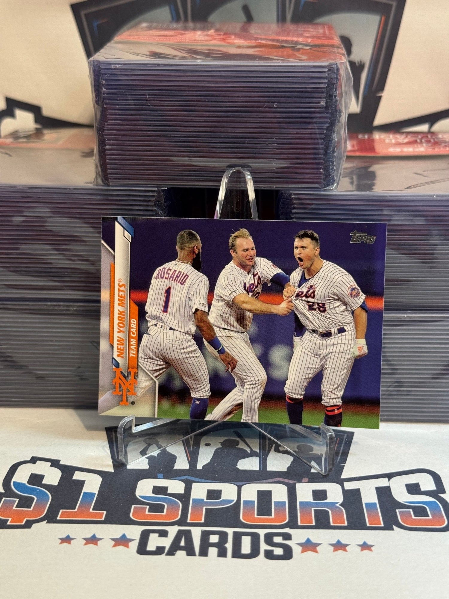 2020 Topps (Mets Team Card) Pete Alonso #202