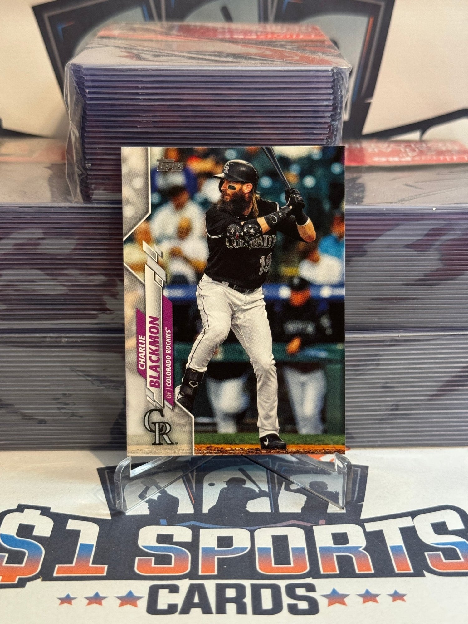 2020 Topps (Nolan Arenado Pictured) Charlie Blackmon #397