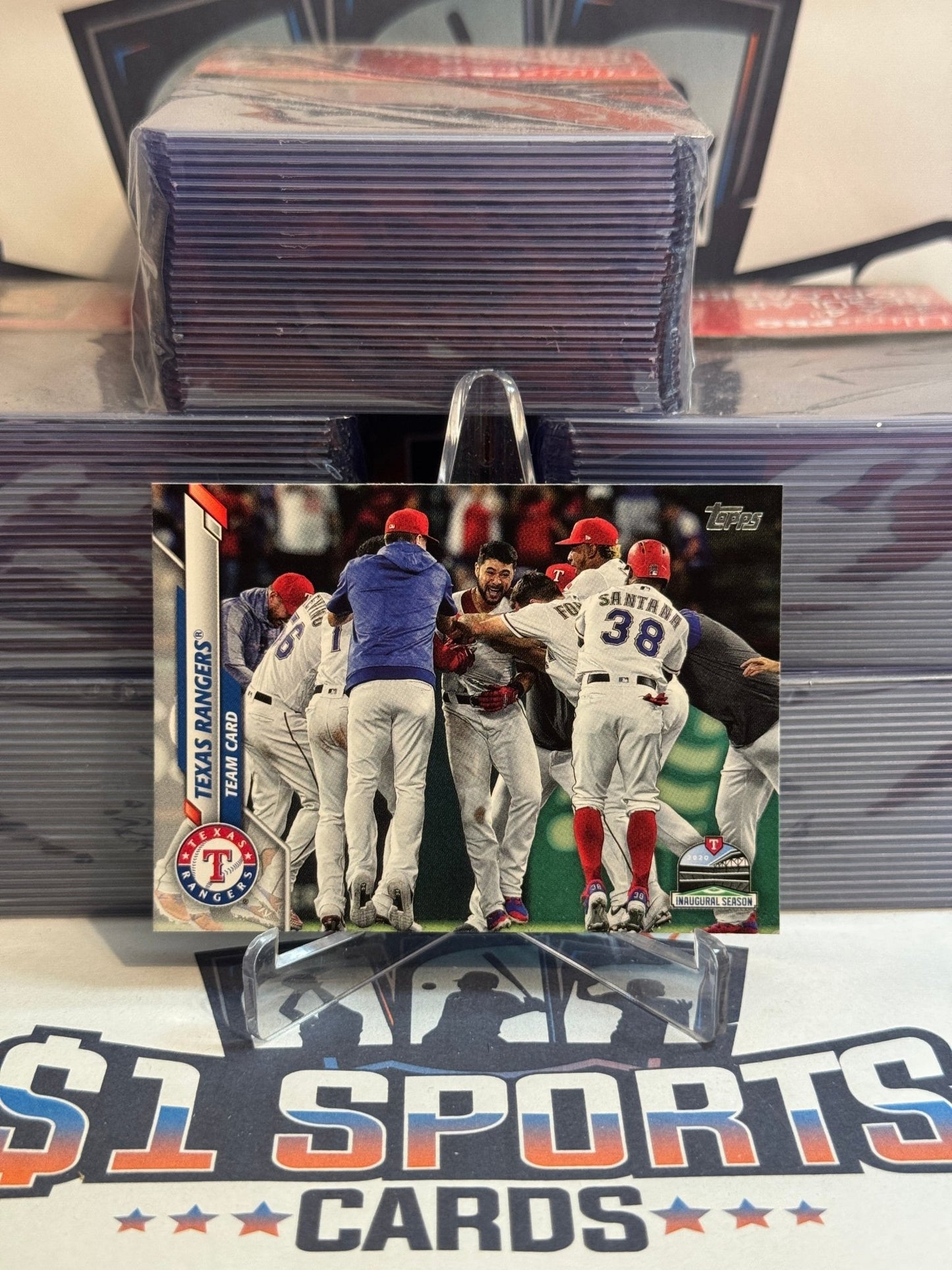 2020 Topps Rangers Team Card #516