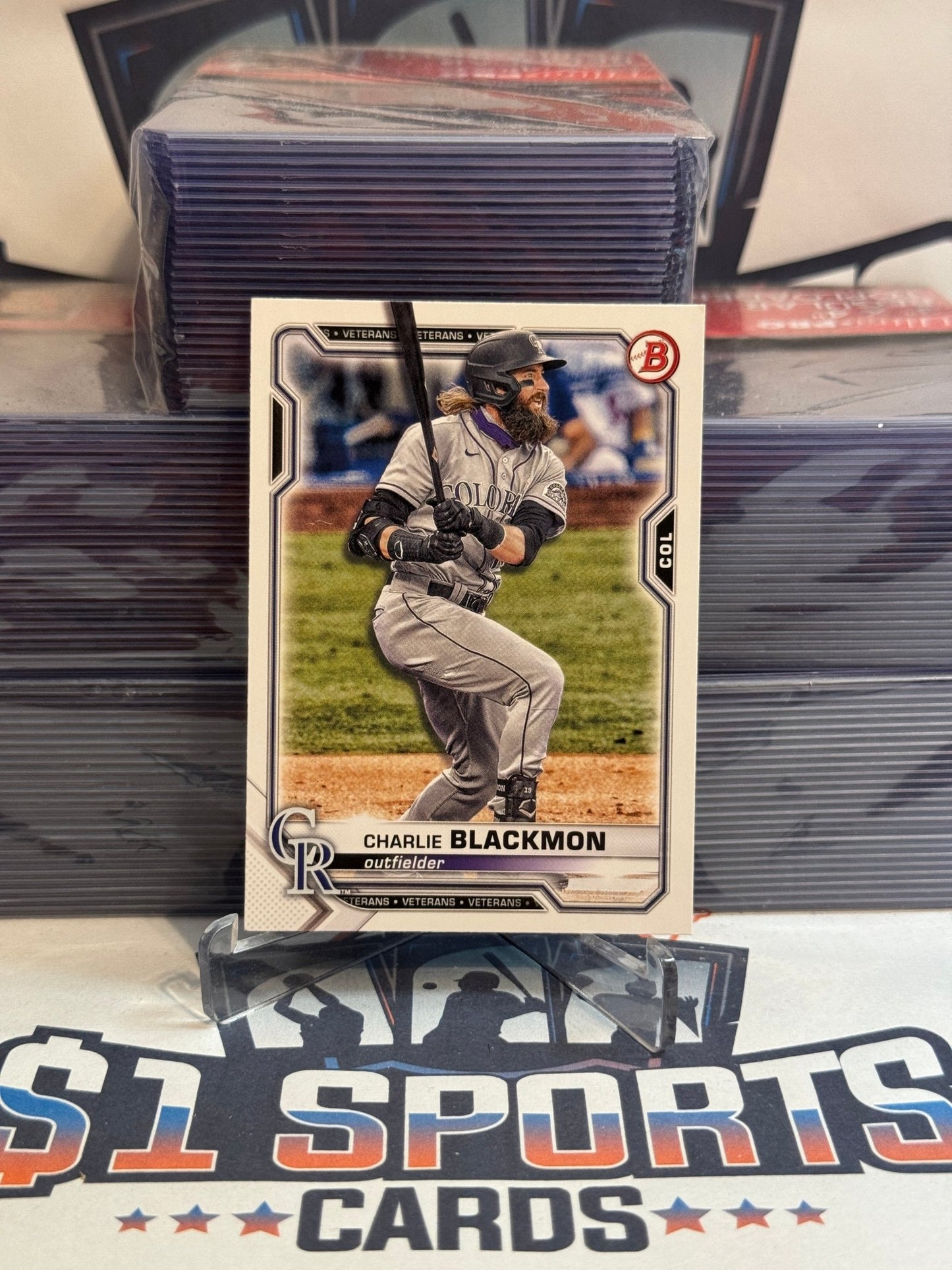 2021 Bowman Charlie Blackmon #4