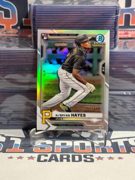 2021 Bowman Chrome (Refractor 295/499) Ke'Bryan Hayes Rookie 29