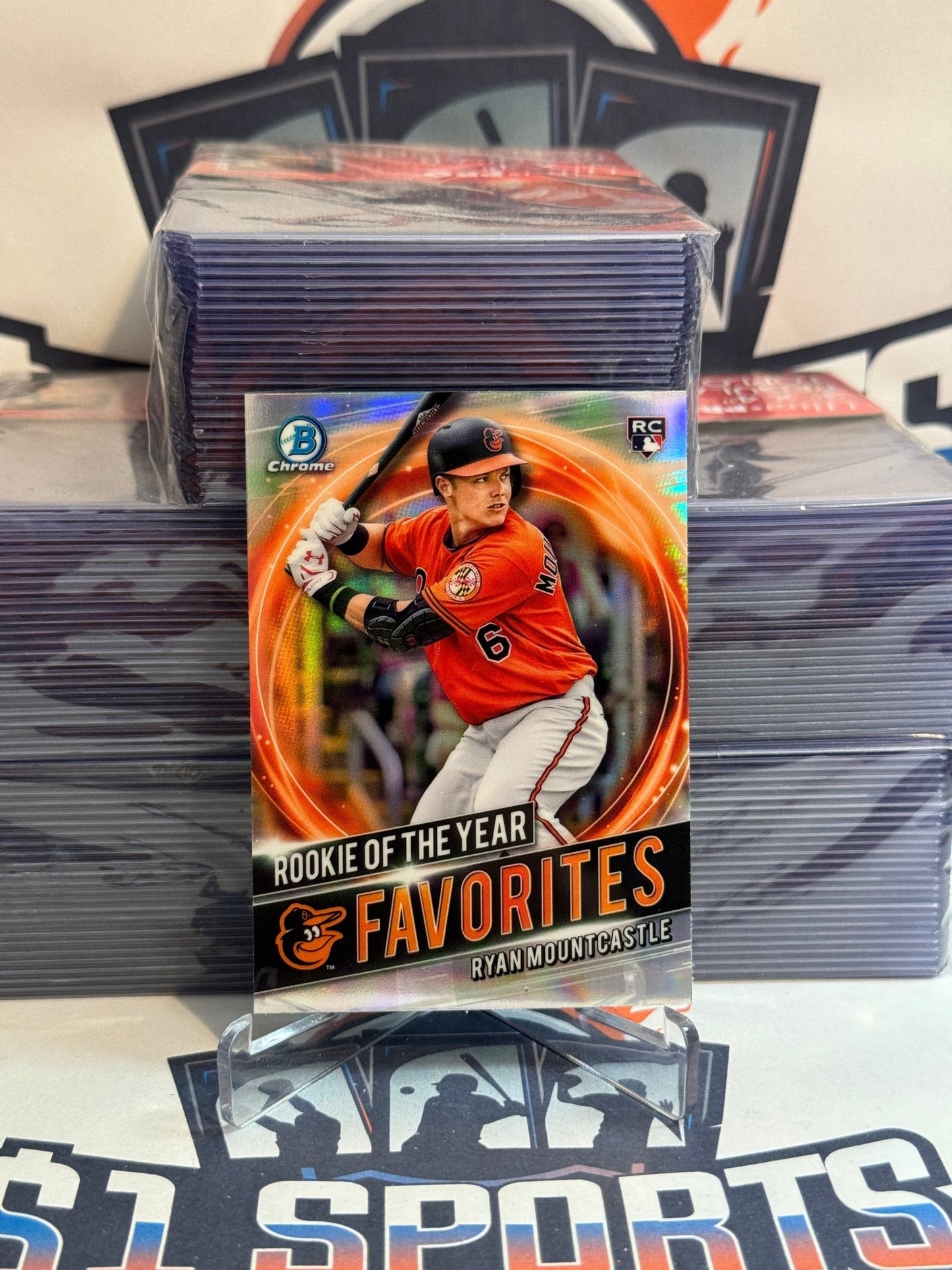 2021 Bowman Chrome (Rookie of the Year Favorites) Ryan Mountcastle #RRY-RM