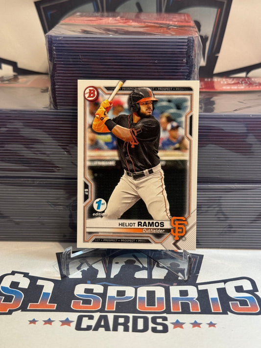 2021 Bowman First Edition Heliot Ramos #BFE - 69