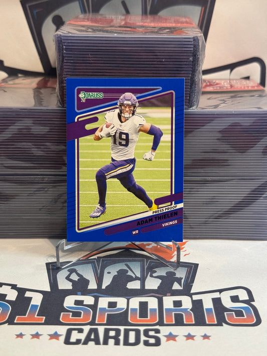 2021 Donruss (Blue Press Proof) Adam Thielen #126