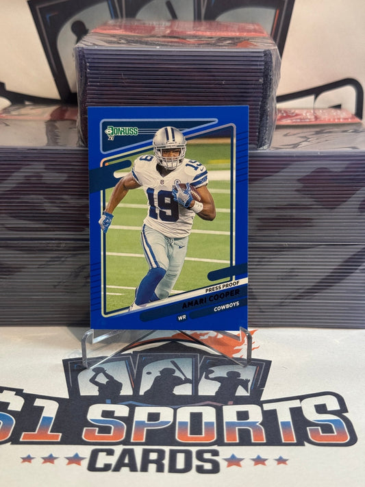 2021 Donruss (Blue Press Proof) Amari Cooper #189