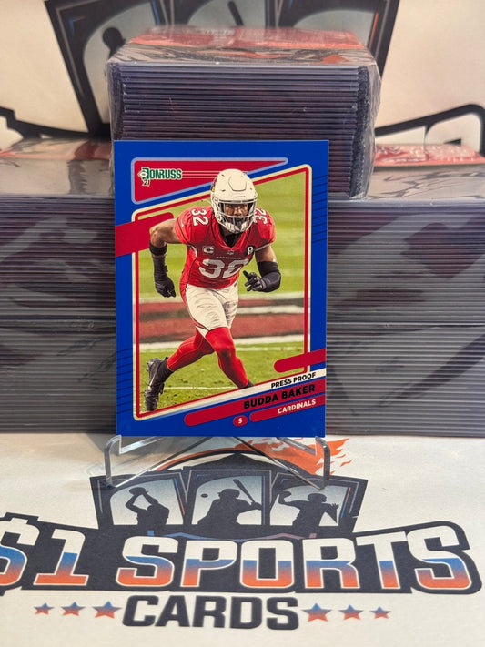 2021 Donruss (Blue Press Proof) Budda Baker #250