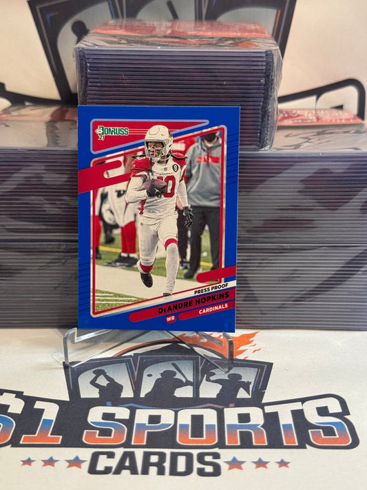 2021 Donruss (Blue Press Proof) DeAndre Hopkins #247