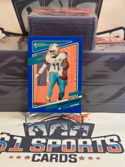 2021 Donruss (Blue Press Proof) DeVante Parker #63