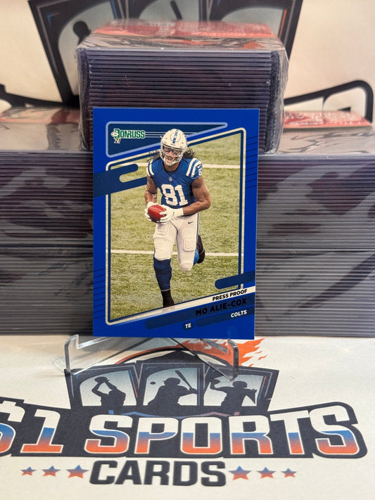 2021 Donruss (Blue Press Proof) Mo Alie - Cox #153