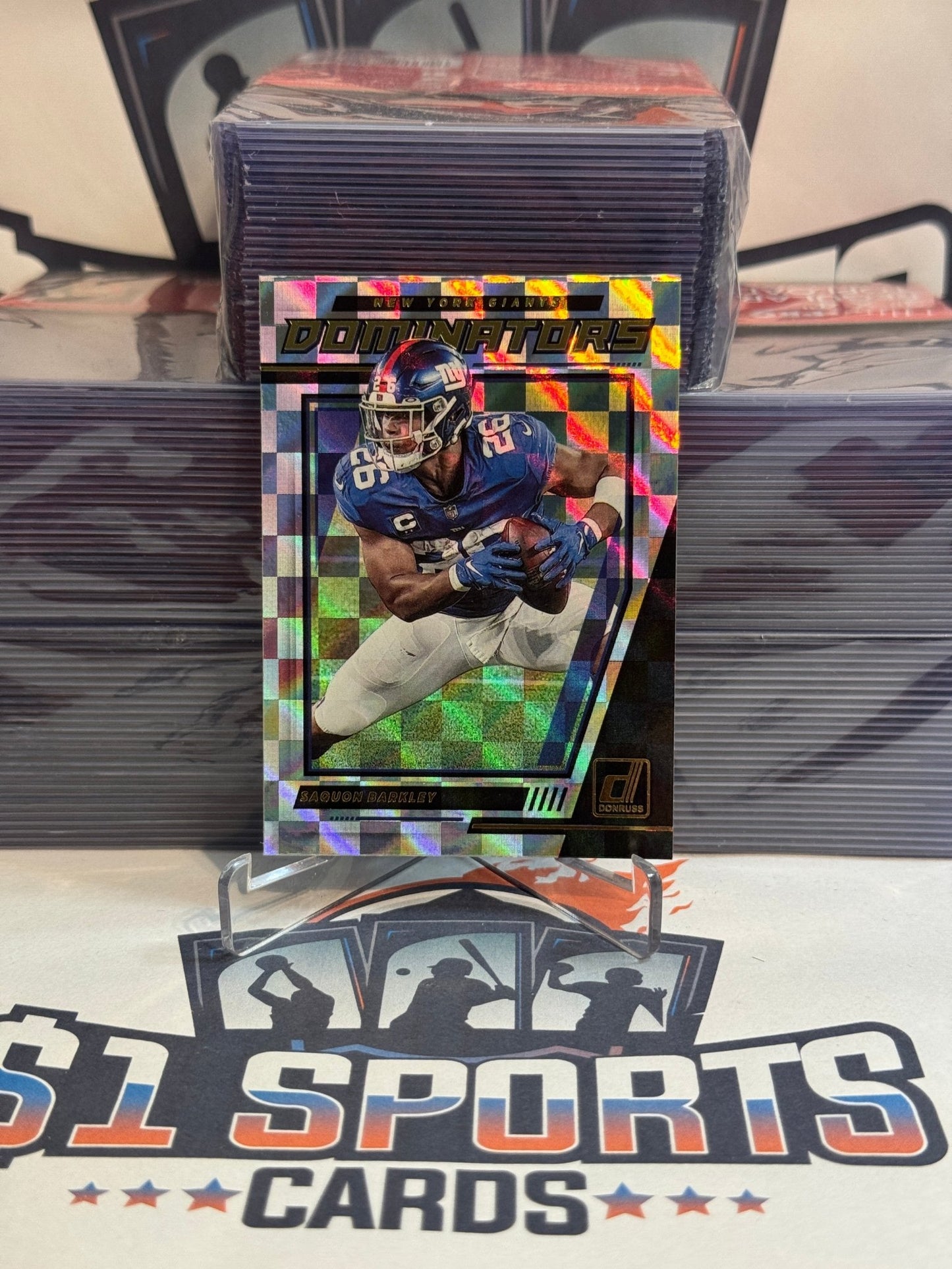 2021 Donruss (Dominators) Saquon Barkley #D24